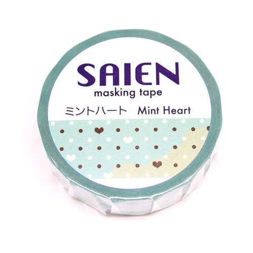 マスキングテープ ミントハート