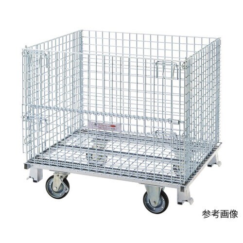 ボックスパレットキャスター付(メッシュパレット)