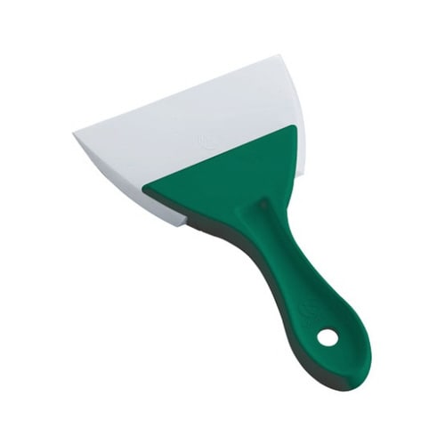 PC柄三角シリコンゴムヘラ 緑 大