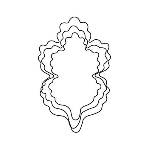 野菜抜 3PC 菊の葉