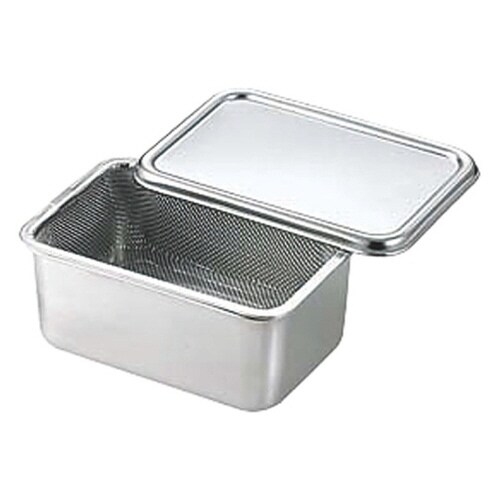 kan 豆腐水切かごセット 蓋付ツル無