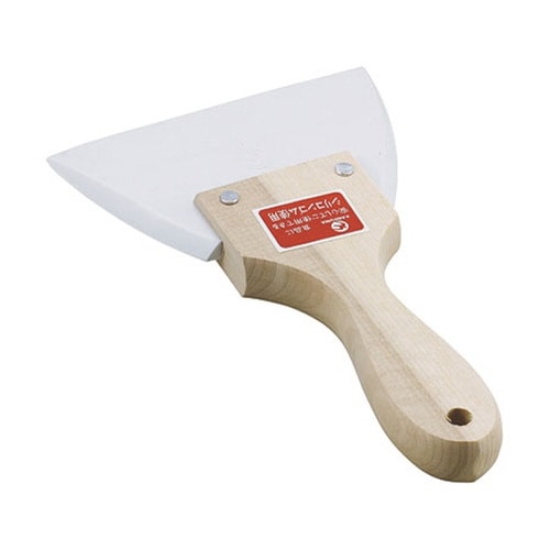 ニュー木柄三角シリコンゴムヘラ 大