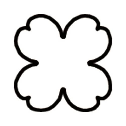 生抜 極小 四葉