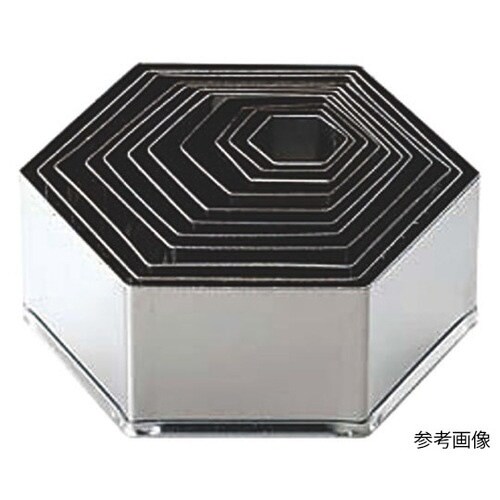 18−8パテ抜 亀甲 No.8 65mm