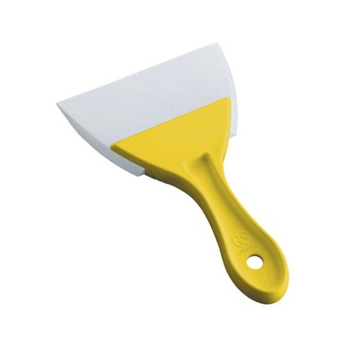PC柄三角シリコンゴムヘラ 黄 大