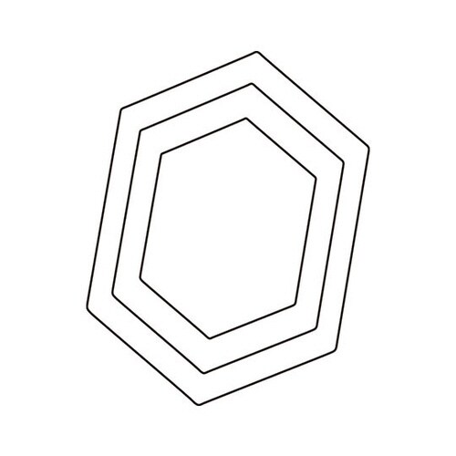 厚口野菜抜 3PC 亀甲