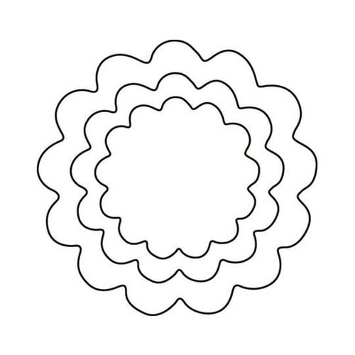 厚口野菜抜 3PC 菊の花