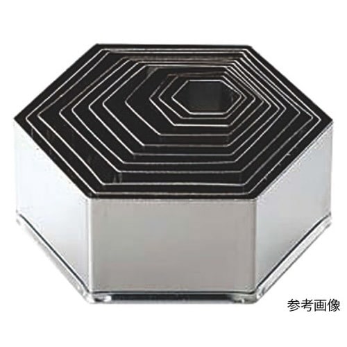 18−8パテ抜 亀甲 No.9 71mm