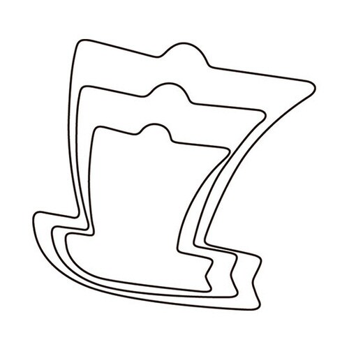 野菜抜 3PC 帆掛船