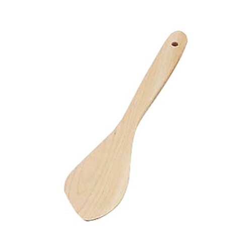 桧・調理ヘラ 半丸