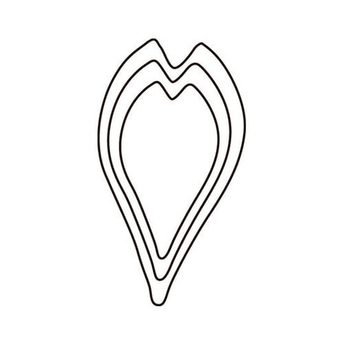 厚口野菜抜 3PC 桜の花びら