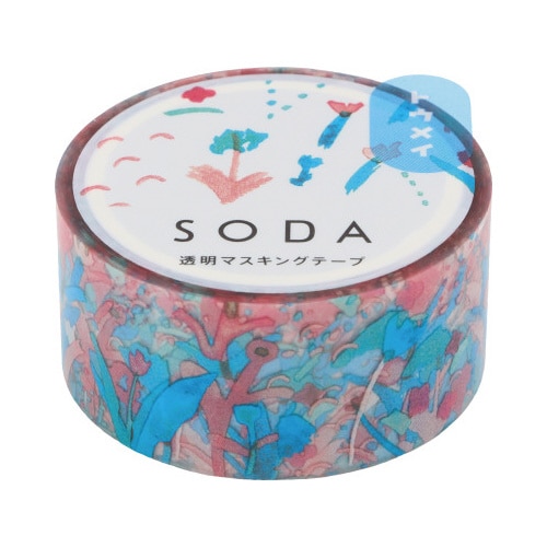 ソ−ダ 透明マステ(ハミング)X3