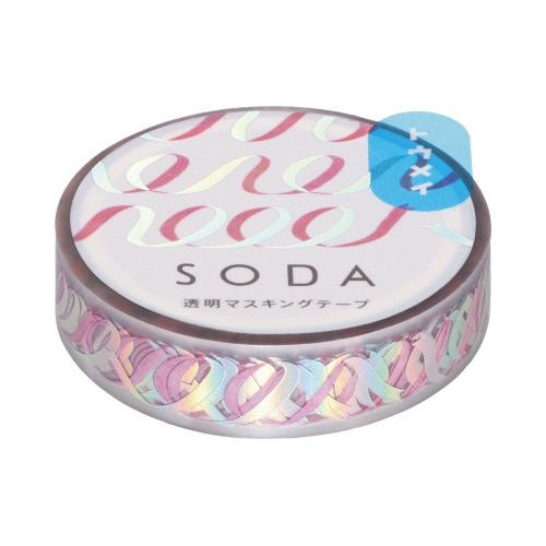 ソ−ダ 透明マステ(リボン)X3