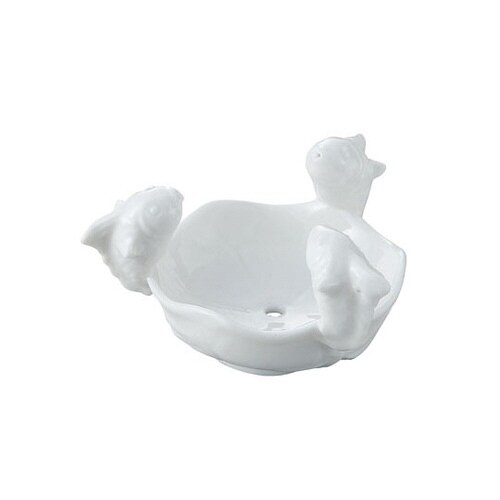 ボーンチャイナ ティーストレーナーホルダー 金魚