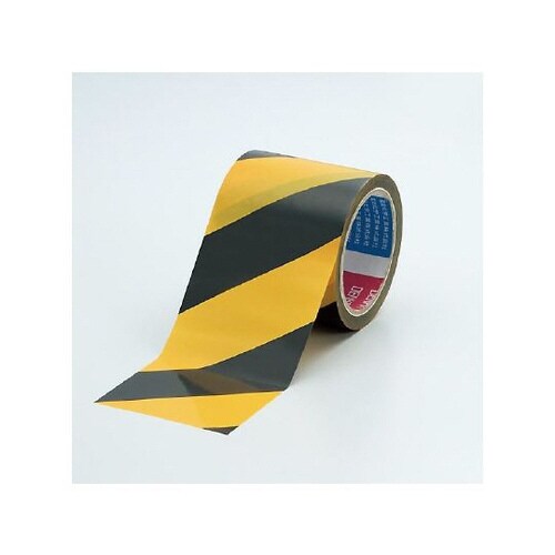 手でカットできるトラテープ 黄/黒 864−67