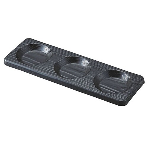 木製薬味トレー 3連