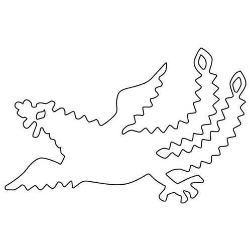中華細工用抜型 鳳凰 大