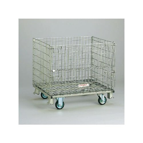 メッシュパレットキャスターストッパー付