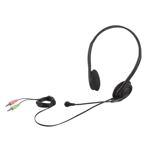 両耳ヘッドバンド式ヘッドセット