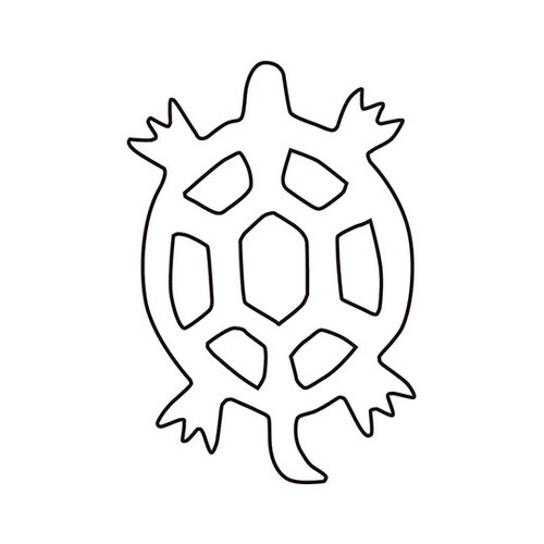 中華細工用抜型 亀 小