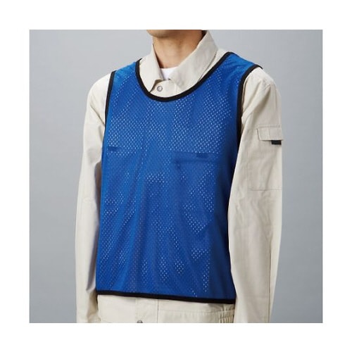 メッシュビブスブルー