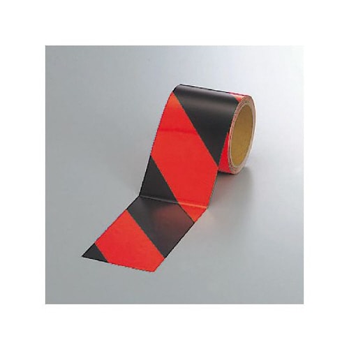 蛍光反射テープ 橙/黒 橙部反射 864−64