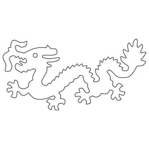 中華細工用抜型 龍 小