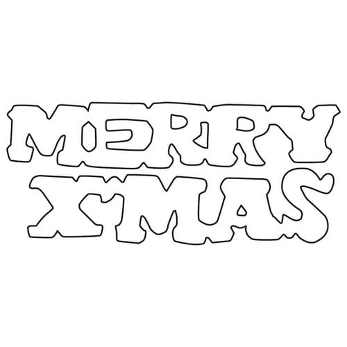 中華細工用抜型 メリークリスマス
