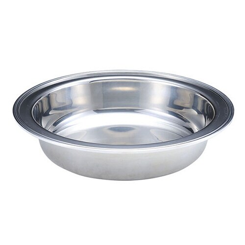 18−8深型フードパン(ウォーターパン)手無 丸