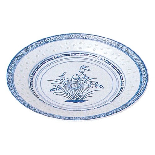 ホタル陶器 丸平皿(盤子)9インチ