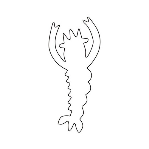 中華細工用抜型 蝦 大