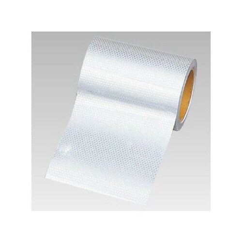 高輝度テープ白150mm幅×10m374−79