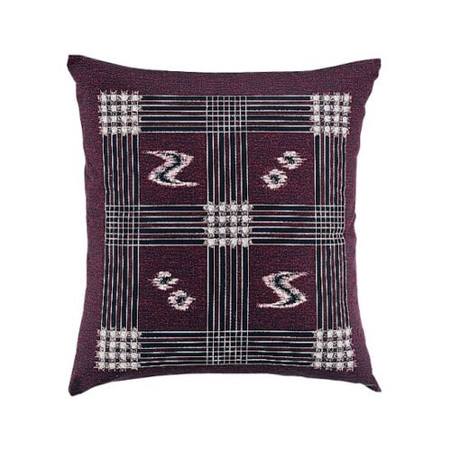 綿座布団ITやまと格子184赤