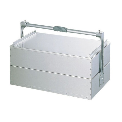 アルミ関西式出前箱二段式 小