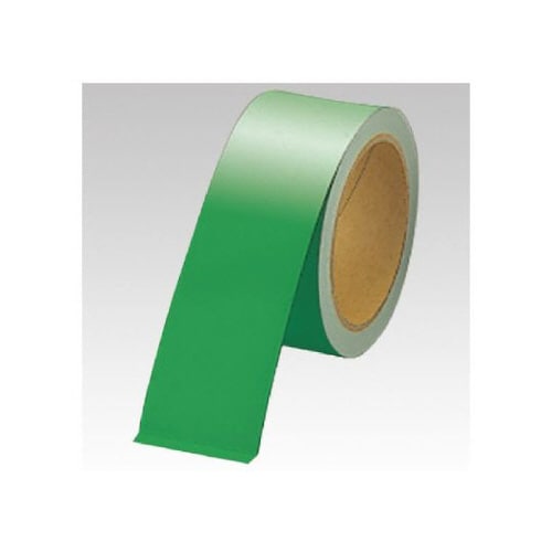 反射テープ 緑 50mm幅×10m 374−38