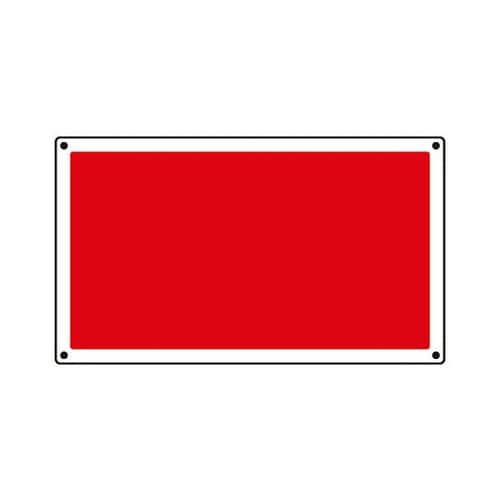 サインタワー用角表示 赤無地 887−748