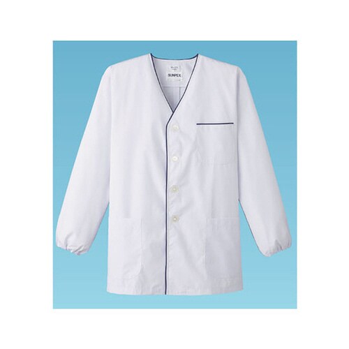 男性用デザイン白衣・長袖