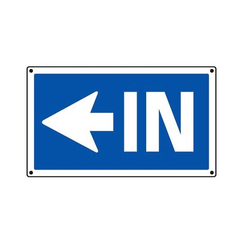 サインタワー用角表示 左矢印IN 887−741L