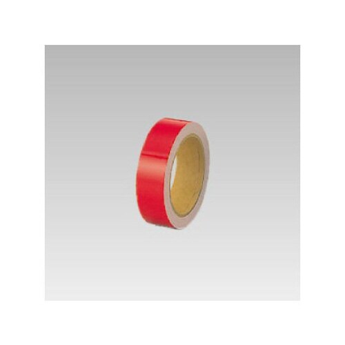 反射テープ 赤 30mm巾×10m 863−55