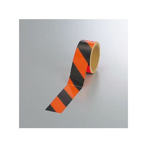 蛍光トラテープ オレンジ/黒 863−37