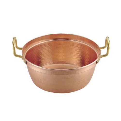 SA銅 円付鍋 両手(錫引きなし) 60cm