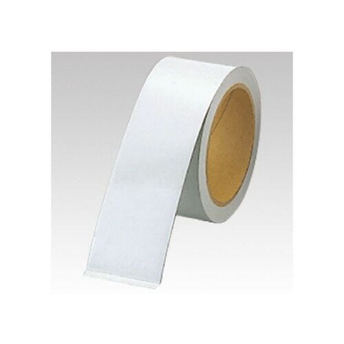 反射テープ 白 50mm幅×10m 374−36