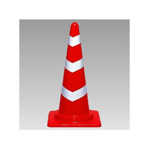 スコッチコーン 700mmH 赤 385−07