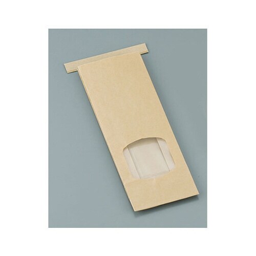 クラフト窓付きティンタイ袋(ワイヤー付)