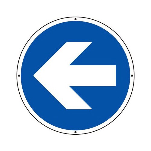 サインタワー用標識 丸表示 矢印 887−704