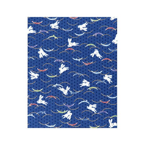 綿座布団HYウサギ51052青