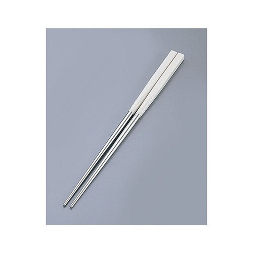 PC柄ステンレス軽量箸(スベリ止付)