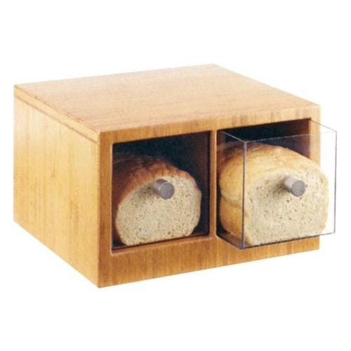 カル・ミルバンブー2ドロアブレッドビン