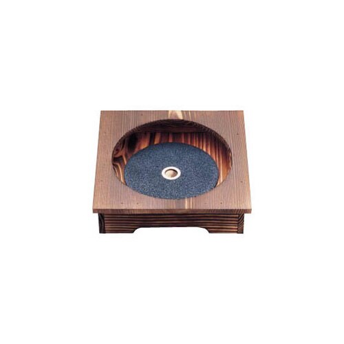 焼杉ピビンバ器用安全木台・プレートセット