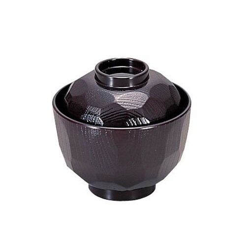 ニュー3.2寸亀甲小吸椀 溜 RSI27